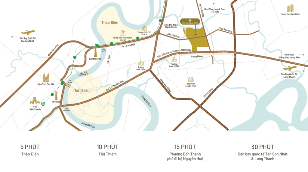 Vị trí The Global City