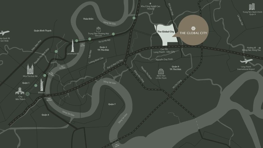 Vị trí The Global City