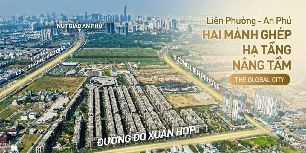 tiến độ The Global City