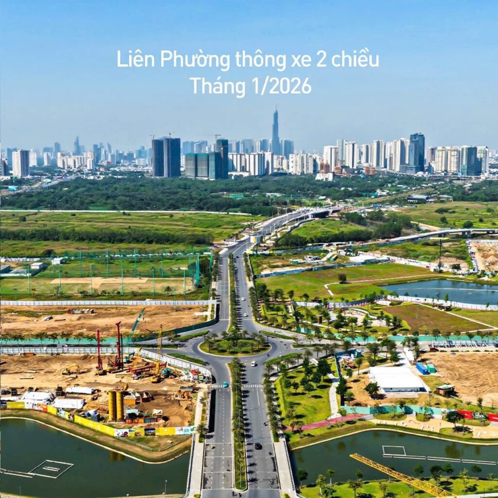 tiến độ The Global City