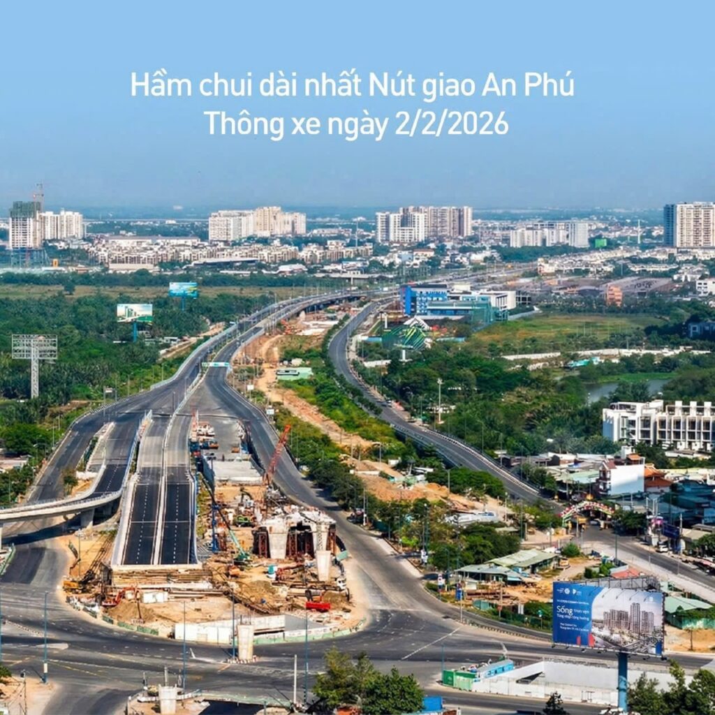 tiến độ The Global City