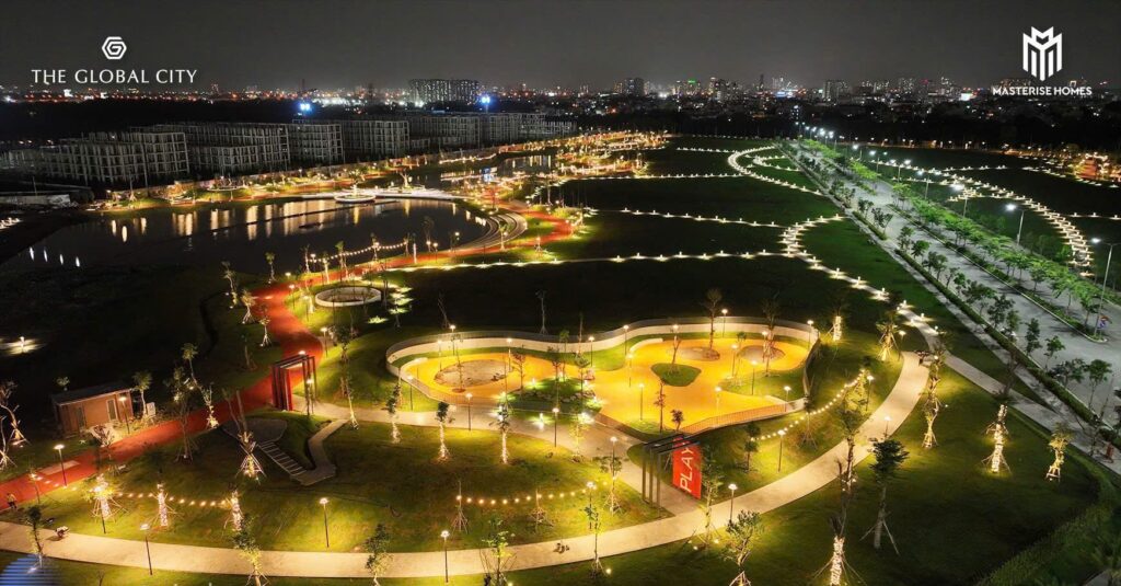 Đại đô thị rực rỡ về đêm