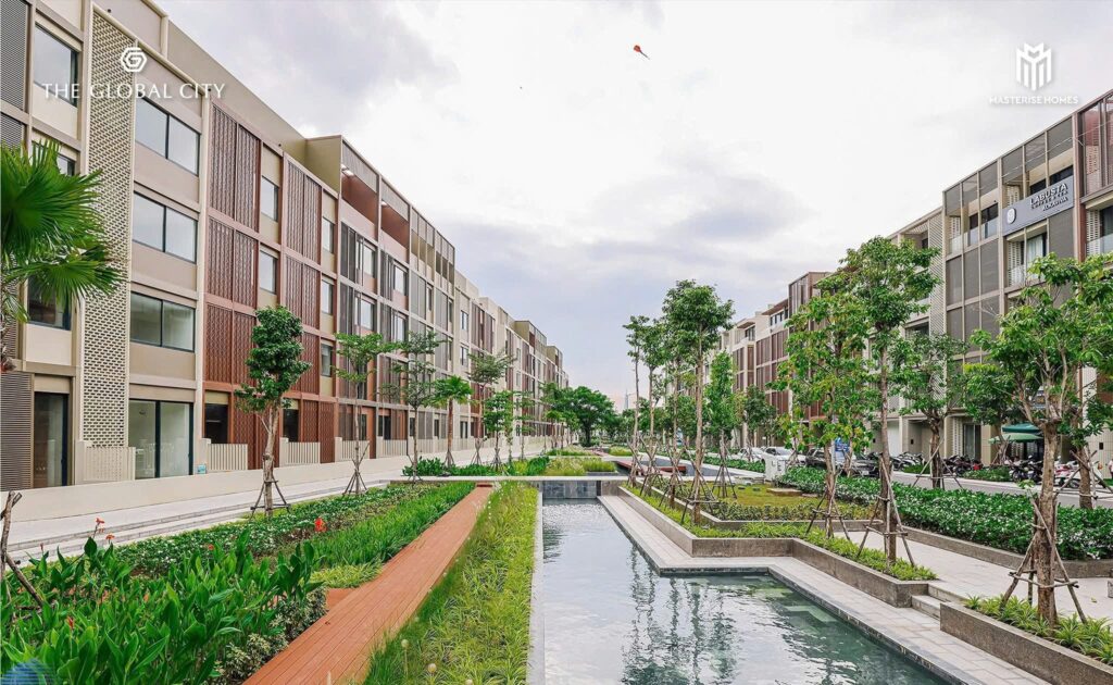 Các tiện ích đang dần hình thành